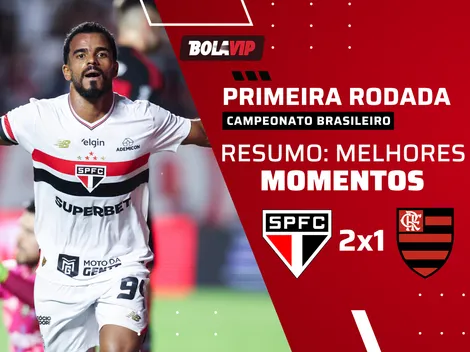 São Paulo vence o Flamengo de virada na estreia do Brasileirão