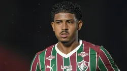 John Kennedy jogador do Fluminense durante partida contra o Madureira no estadio Luso Brasileiro pelo campeonato Carioca 2026.