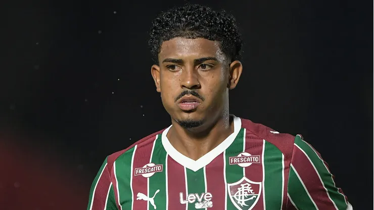 John Kennedy jogador do Fluminense durante partida contra o Madureira no estadio Luso Brasileiro pelo campeonato Carioca 2026.