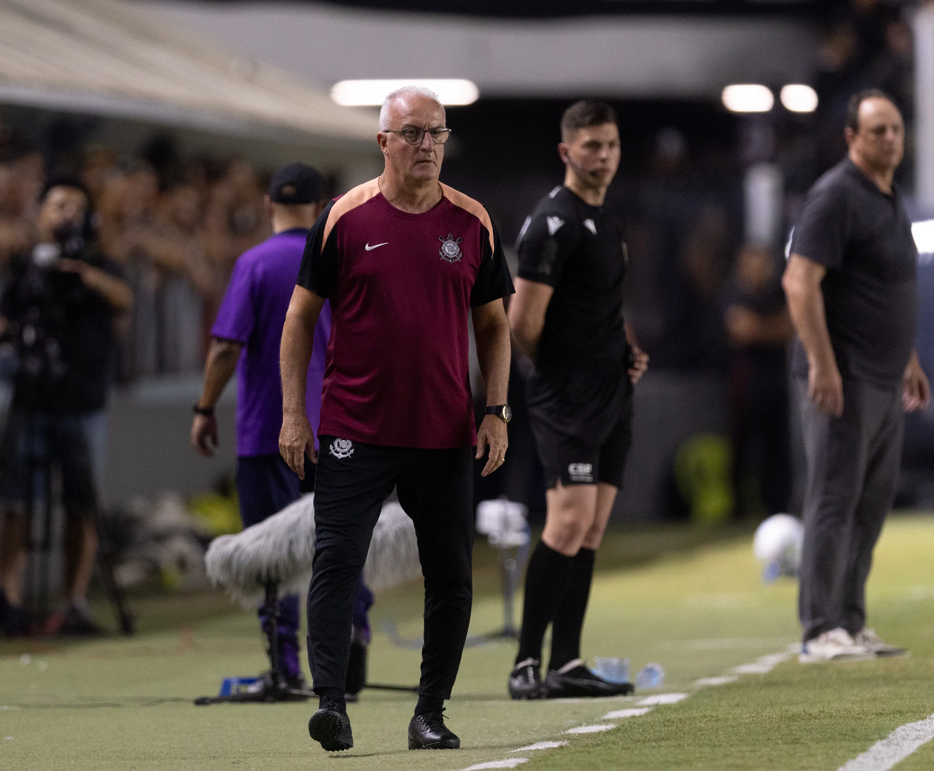 Dorival Júnior em ação na partida do Timão contra o Bahia – Foto: Agência Corinthians – Rodrigo Coca