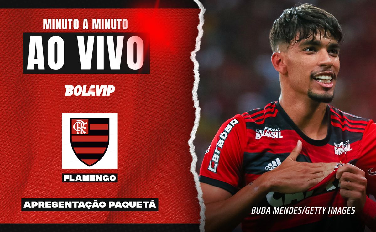 Chegada de Lucas Paquetá no Flamengo AO VIVO: Acompanhe o desembarque do meia no RJ