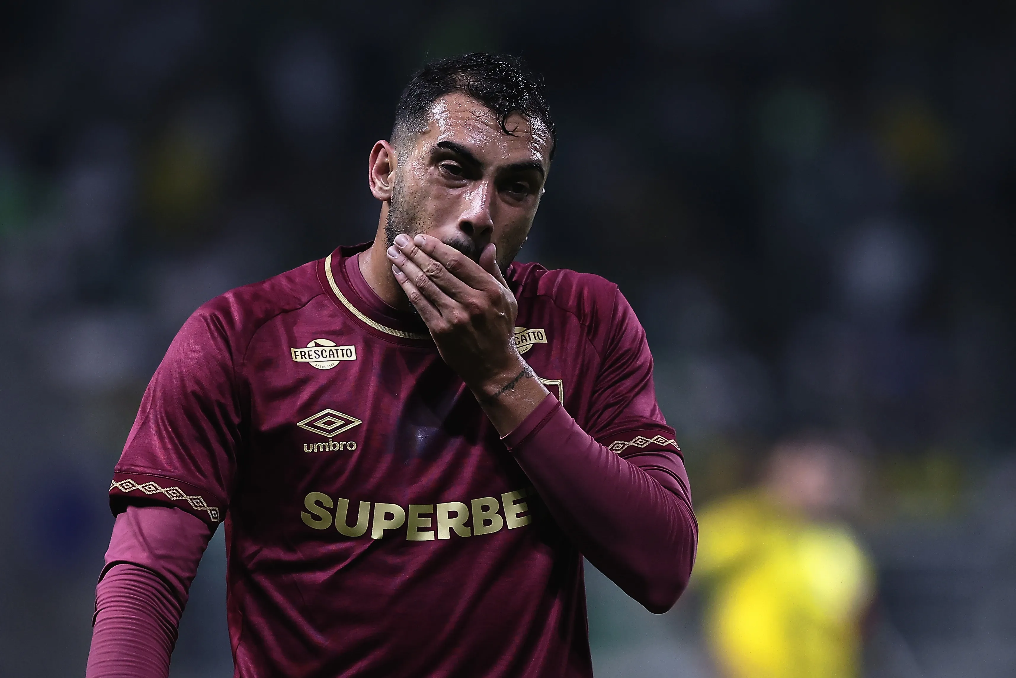 SP – SAO PAULO – 22/11/2025 – BRASILEIRO A 2025, PALMEIRAS X FLUMINENSE – Freytes jogador do Fluminense durante partida contra o Palmeiras no estadio Arena Allianz Parque pelo campeonato Brasileiro A 2025. Foto: Ettore Chiereguini/AGIF