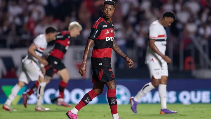 Ex-árbitros divergem sobre lance reclamado pelo Flamengo como pênalti contra o São Paulo - Marcello ZambranaAGIF