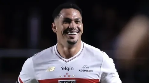 SP – SAO PAULO – 28/01/2026 – BRASILEIRO A 2026, SAO PAULO X FLAMENGO – Luciano jogador do Sao Paulo comemora seu gol durante partida contra o Flamengo no estadio Morumbi pelo campeonato Brasileiro A 2026. Foto: Marcello Zambrana/AGIF