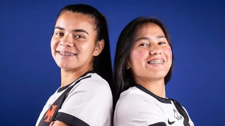 Vanessa Arce e Liz Barreto, jogadoras do Vasco