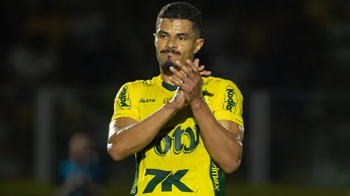 SP – MIRASSOL – 09/11/2025 – BRASILEIRO A 2025, MIRASSOL X PALMEIRAS – Lucas Ramon jogador do Mirassol durante partida contra o Palmeiras no estadio Jose Maria de Campos Maia pelo campeonato Brasileiro A 2025. Foto: Joisel Amaral/AGIF