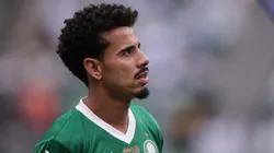 SP - SAO PAULO - 10/08/2025 - BRASILEIRO A 2025, PALMEIRAS X CEARA - Lucas Evangelista jogador do Palmeiras durante partida contra o Ceara no estadio Arena Allianz Parque pelo campeonato Brasileiro A 2025. Foto: Ettore Chiereguini/AGIF