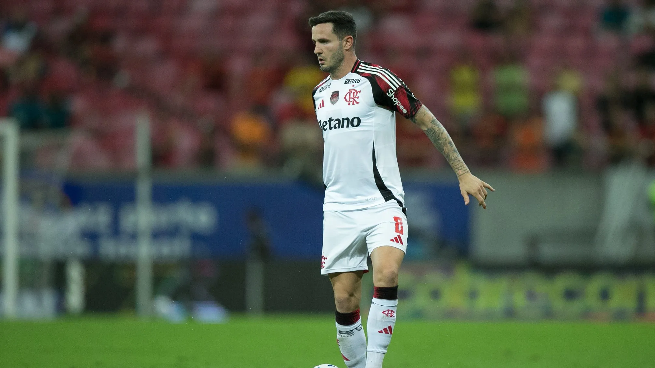PE – SAO LOURENCO DA MATA – 15/11/2025 – BRASILEIRO A 2025, SPORT X FLAMENGO – Saul jogador do Flamengo durante a partida contra o Sport na Arena de Pernambuco, pelo Campeonato Brasileiro A 2025. Foto: Marlon Costa/AGIF