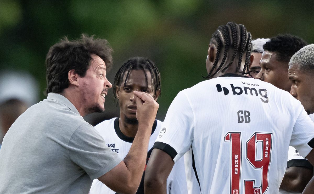 Fernando Diniz barra GB e Johan Rojas vai ser titular no Vasco na estreia contra o Mirassol