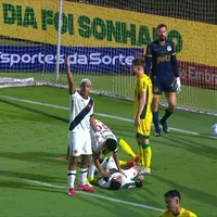 Coutinho marca para o Vasco e assusta após choque de cabeça com zagueiro do Mirassol