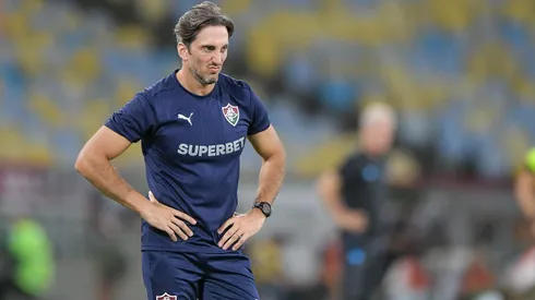 RJ – RIO DE JANEIRO – 28/01/2026 – BRASILEIRO A 2026, FLUMINENSE X GREMIO – Luis Zubeldia tecnico do Fluminense durante partida contra o Gremio no estadio Maracana pelo campeonato Brasileiro A 2026. Foto: Thiago Ribeiro/AGIF