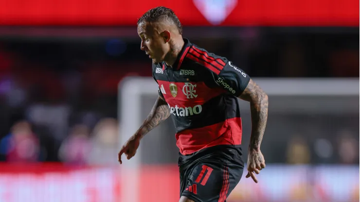 SP - SAO PAULO - 28/01/2026 - BRASILEIRO A 2026, SAO PAULO X FLAMENGO - Everton Cebolinha jogador do Flamengo durante partida contra o Sao Paulo no estadio Morumbi pelo campeonato Brasileiro A 2026. Foto: Marcello Zambrana/AGIF