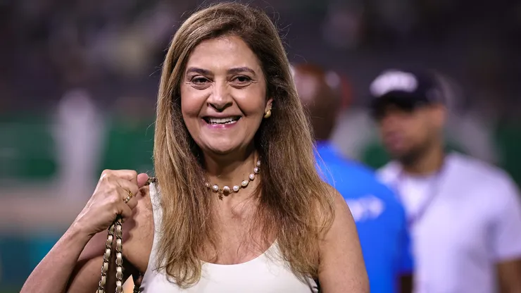 SP - BARUERI - 17/01/2026 - PAULISTA 2026, PALMEIRAS X MIRASSOL - Leila Pereira presidente do Palmeiras durante partida contra o Mirassol no estadio Arena Barueri pelo campeonato Paulista 2026. Foto: Fabio Giannelli/AGIF