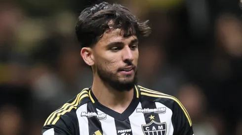 Biel jogador do Atletico-MG durante partida contra o Mirassol no estadio Arena MRV pelo campeonato Brasileiro A 2025.