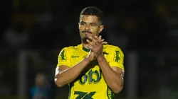 Lucas Ramon jogador do Mirassol durante partida contra o Palmeiras no estadio Jose Maria de Campos Maia pelo campeonato Brasileiro A 2025. Foto: Joisel Amaral/AGIF