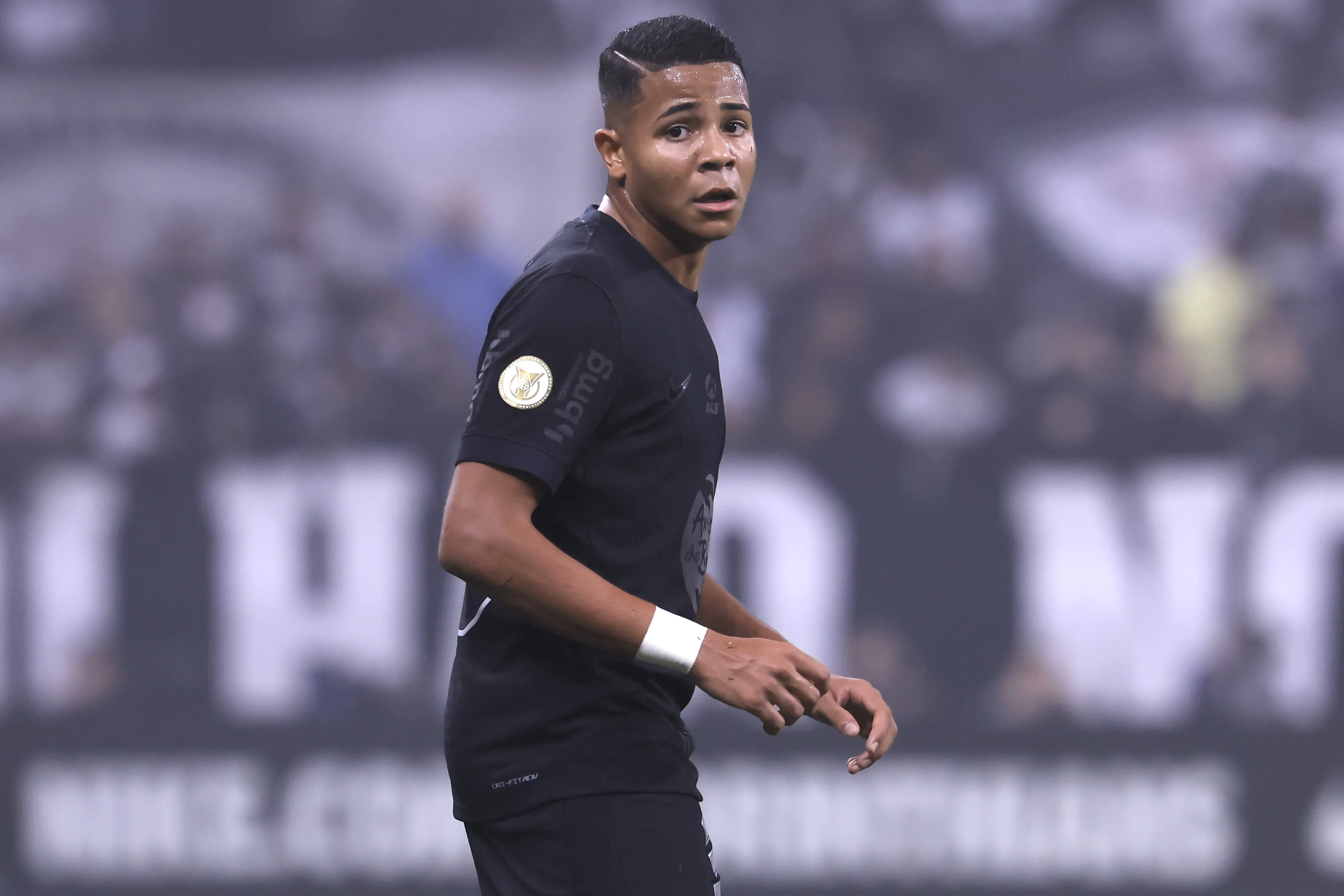 SP – SAO PAULO – 16/07/2024 – BRASILEIRO A 2024, CORINTHIANS X CRICIUMA – Wesley jogador do Corinthians durante partida contra o Criciuma no estadio Arena Corinthians pelo campeonato Brasileiro A 2024. Foto: Marcello Zambrana/AGIF