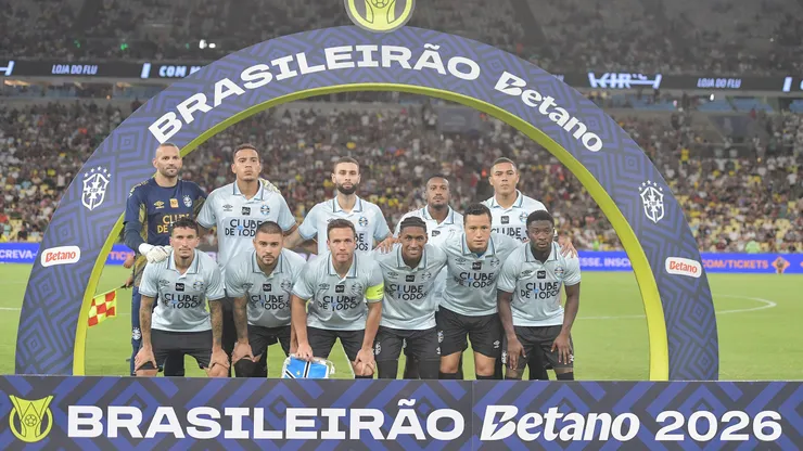 RJ - RIO DE JANEIRO - 28/01/2026 - BRASILEIRO A 2026, FLUMINENSE X GREMIO - Jogadores do Gremio posam para foto antes na partida contra Fluminense no estadio Maracana pelo campeonato Brasileiro A 2026. Foto: Thiago Ribeiro/AGIF