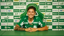 Lorena é o novo reforço do Verdão em 2026 - Foto: Foto: Paloma Cassiano/Palmeiras