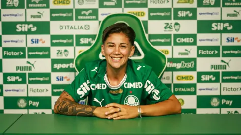 Lorena é o novo reforço do Verdão em 2026 – Foto: Foto: Paloma Cassiano/Palmeiras