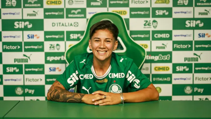 Lorena é o novo reforço do Verdão em 2026 - Foto: Foto: Paloma Cassiano/Palmeiras