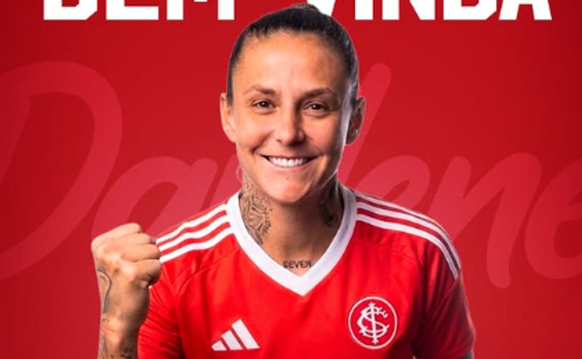 Internacional oficializa a contratação da meia Darlene, com passagens por Flamengo e Benfica