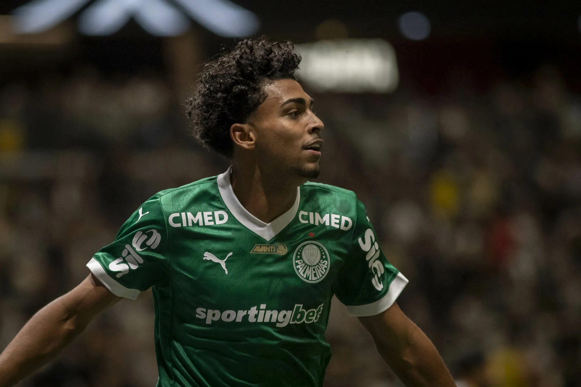 Luighi comemora gol diante do próprio Galo. Foto: Fernando Moreno/AGIF