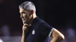 Juan Pablo Vojvoda técnico do Santos durante partida contra o São Paulo. Foto: Marcello Zambrana/AGIF