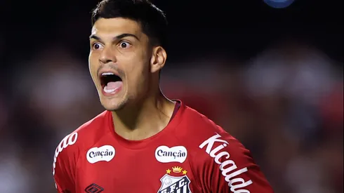 SP – SAO PAULO – 31/01/2026 – PAULISTA 2026, SAO PAULO X SANTOS – Gabriel Brazao goleiro do Santos durante partida contra o Sao Paulo no estadio Morumbi pelo campeonato Paulista 2026. Foto: Marcello Zambrana/AGIF