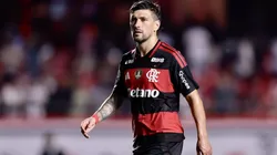 Arrascaeta (Flamengo) durante jogo contra o São Paulo, no dia 28.01.2026. Foto: Marcello Zambrana/AGIF