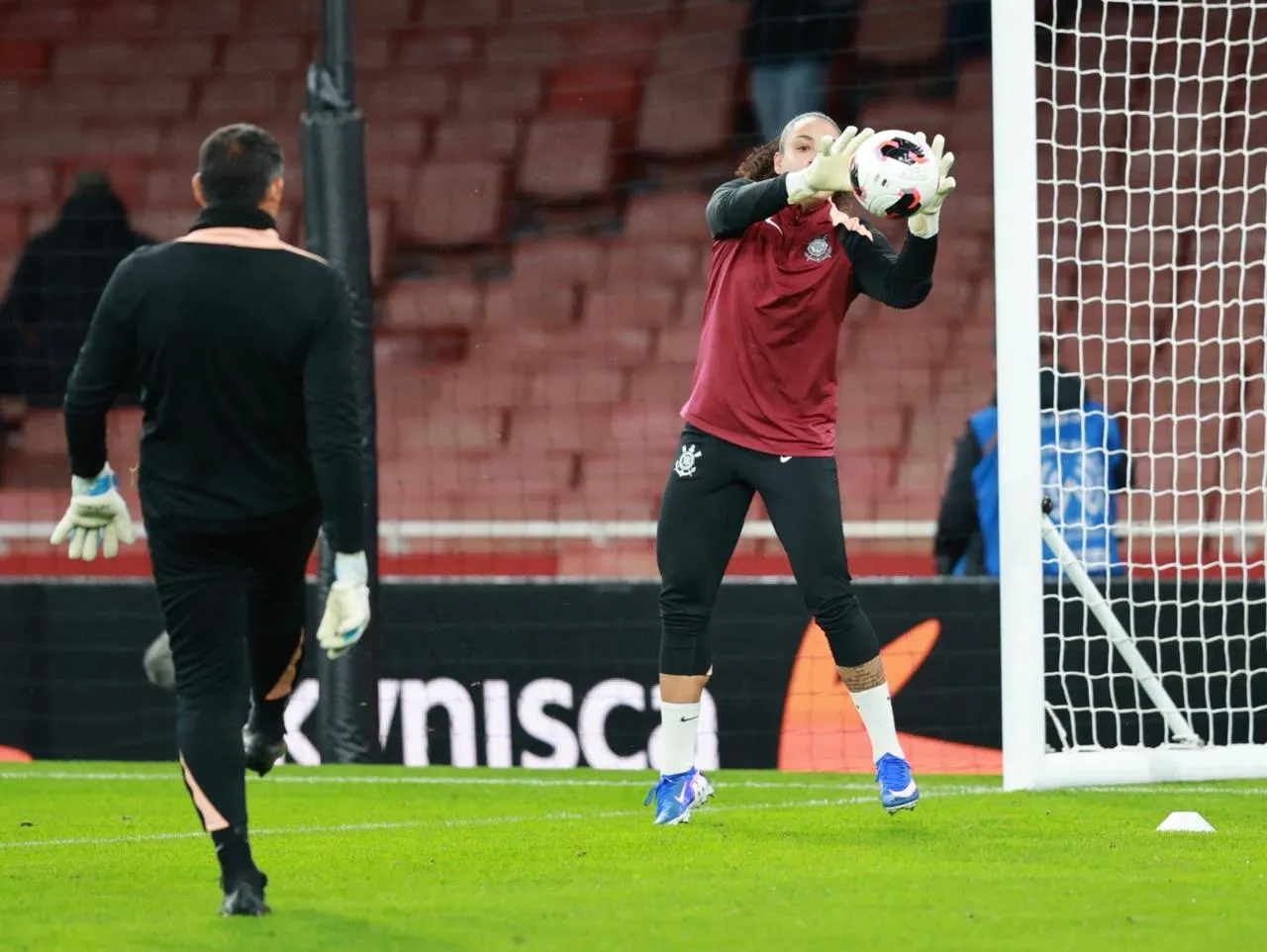 Lelê na final do Mundial de Clubes. Foto: Reprodução/Redes Sociais