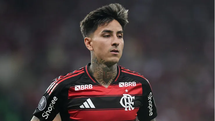 Pulgar jogador do Flamengo. Foto: Thiago Ribeiro/AGIF