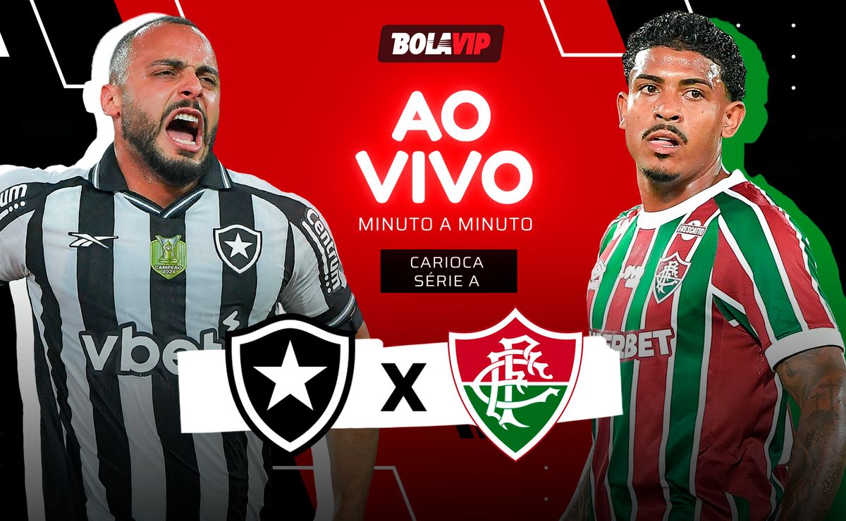 Botafogo x Fluminense AO VIVO – Primeiro tempo em andamento pelo Campeonato Carioca