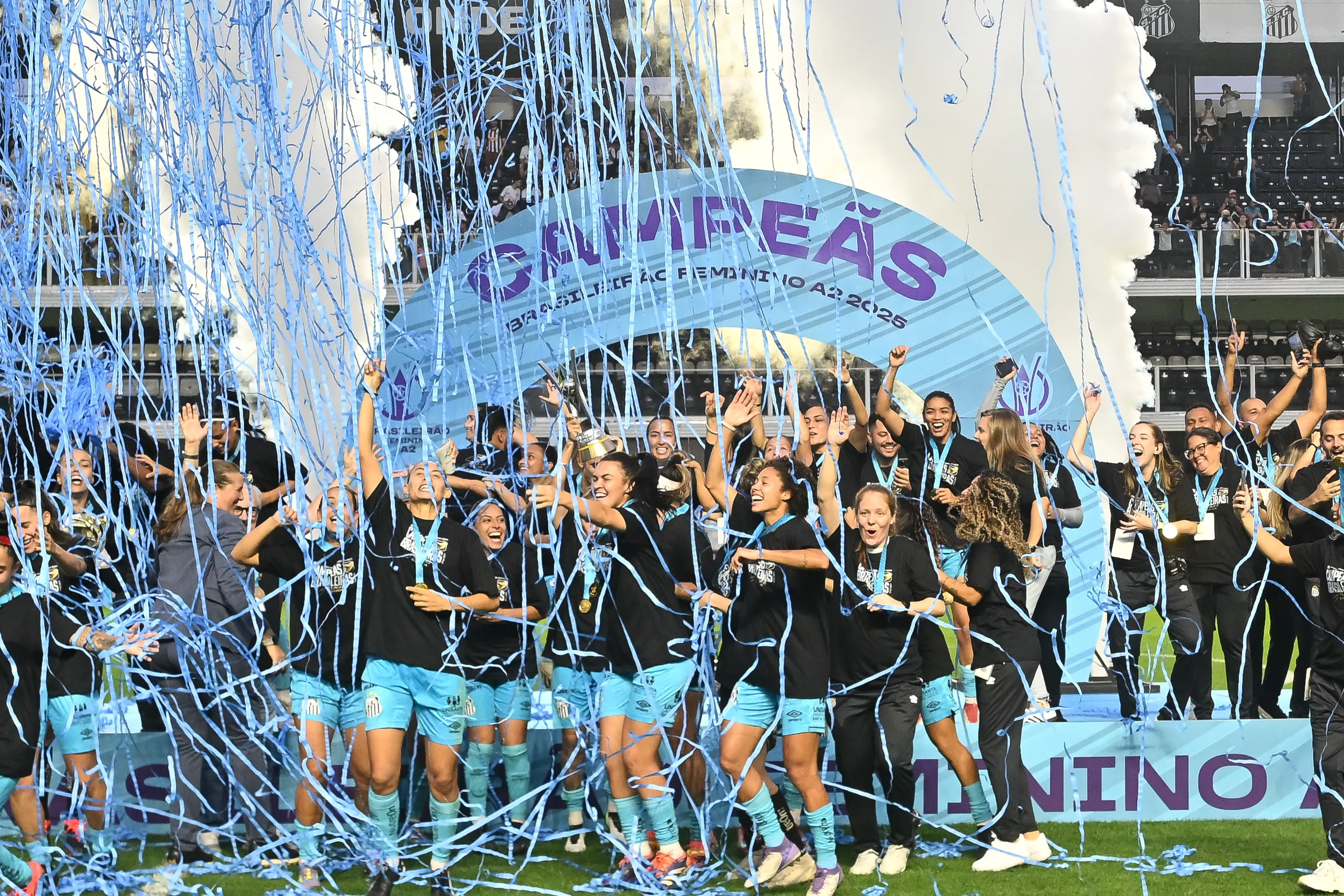 Sereias campeãs da Série A2 2025. Foto: Jota Erre/AGIF