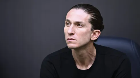 Filipe Luís durante Flamengo x Corinthians na Supercopa Rei. (Photo by Ton Molina/Getty Images)