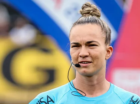 Árbitra Marianna Nanni Batalha causa em Botafogo-SP x Palmeiras