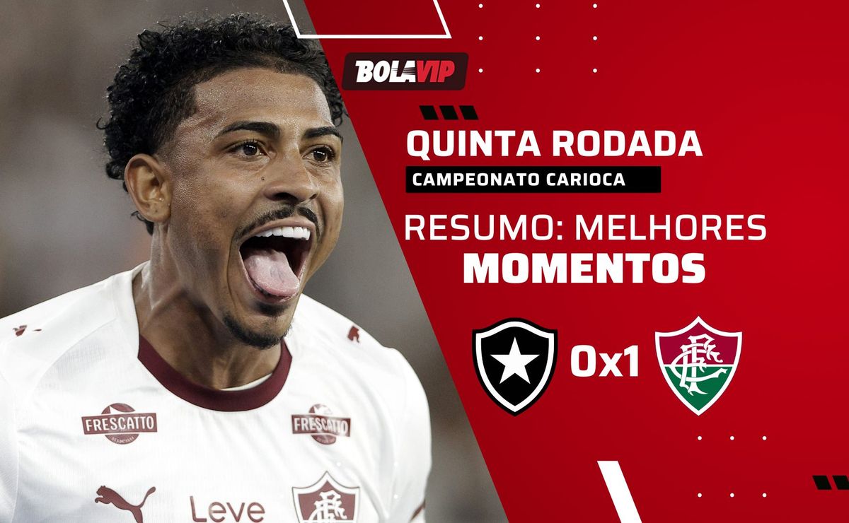 Botafogo 0 x 1 Fluminense: resumo completo e gol de John Kennedy pelo Campeonato Carioca