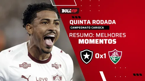 John Kennedy decide outro clássico e Fluminense bate o Botafogo pelo Cariocão. Foto: Andre Mourao/AGIF