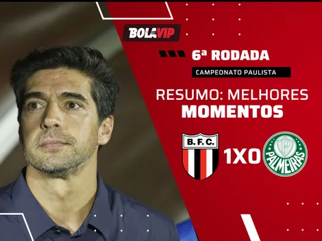 Palmeiras joga mal e sai derrotado diante do Botafogo-SP