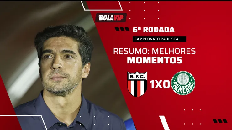 Botafogo-SP 1 x 0 Palmeiras: resumo completo da derrota alviverde pelo Paulistão. Foto: Thiago Calil/AGIF