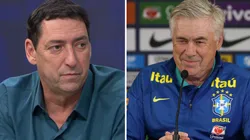 PVC abordou diferencial de Ancelotti que é um trunfo para a Seleção - Foto PVC: Reprodução - Foto Ancelotti: Foto: Marlon Costa/AGIF