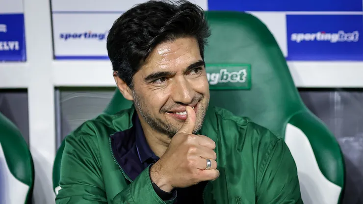 Abel Ferreira no comando do Palmeiras.