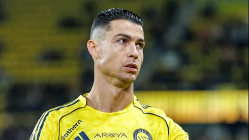 Cristiano Ronaldo, da equipe Al-Nassr FC, durante a partida da Liga Profissional Saudita entre Al Nassr e Al Taawoun, no Parque Al Awwal, em 26 de janeiro de 2026, em Riade, Arábia Saudita.