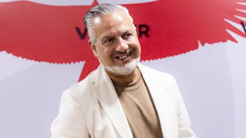 José Boto, diretor do Flamengo, no Ninho do Urubu