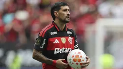 Giorgian de Arrascaeta em ação pelo Flamengo em 2026.