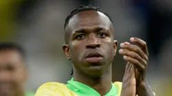 Vinícius Júnior em campo pelo Brasil.