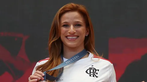 Medalhista olímpica, Jade Barbosa continuará representando o Flamengo (Photo by Wagner Meier)