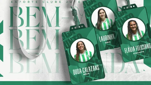 Reforços do Juventude. Foto: Divulgação/Juventude