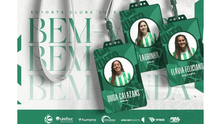 Reforços do Juventude. Foto: Divulgação/Juventude