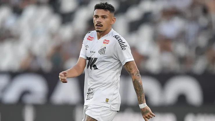 Tiquinho Soares ainda não brilhou com a camisa do Santos