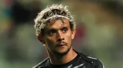 Gustavo Scarpa jogador do Atlético durante aquecimento antes da partida contra o America-MG no estadio Independencia pelo campeonato Mineiro 2026.